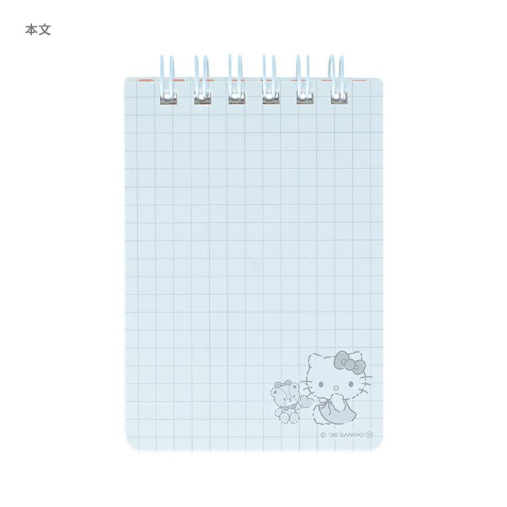 [RED] "Hello Kitty Red & Black" A7 Spiral Notepad