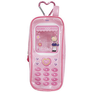 [HELLO KITTY] "Sanrio Style Up" Nostalgic Flip Phone Vinyl Pouch