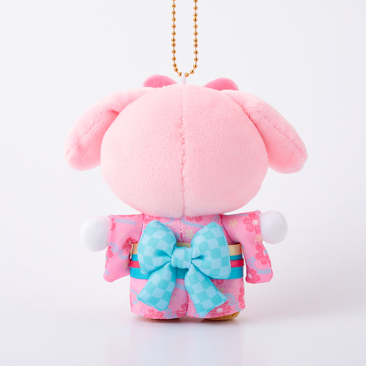 [MY MELODY] "Sanrio Japanese Heart Romance" Plush Keychain