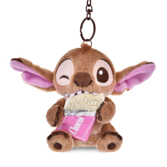 [STITCH] "DISNEY VALENTINE 2026 CHOCOLATE STYLE" Plush Keychain