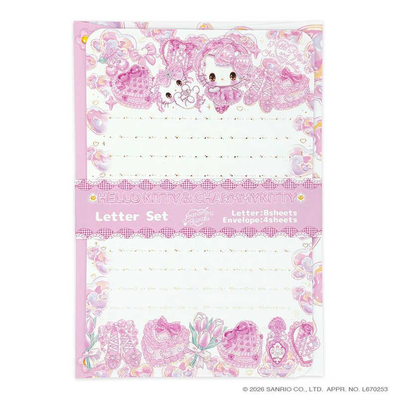 [HELLO KITTY & CHARMMY KITTY] "Sanrio x Amenomori Fumika Candy Forest" Letter Set