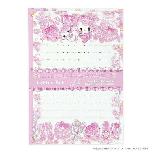 [HELLO KITTY & CHARMMY KITTY] "Sanrio x Amenomori Fumika Candy Forest" Letter Set
