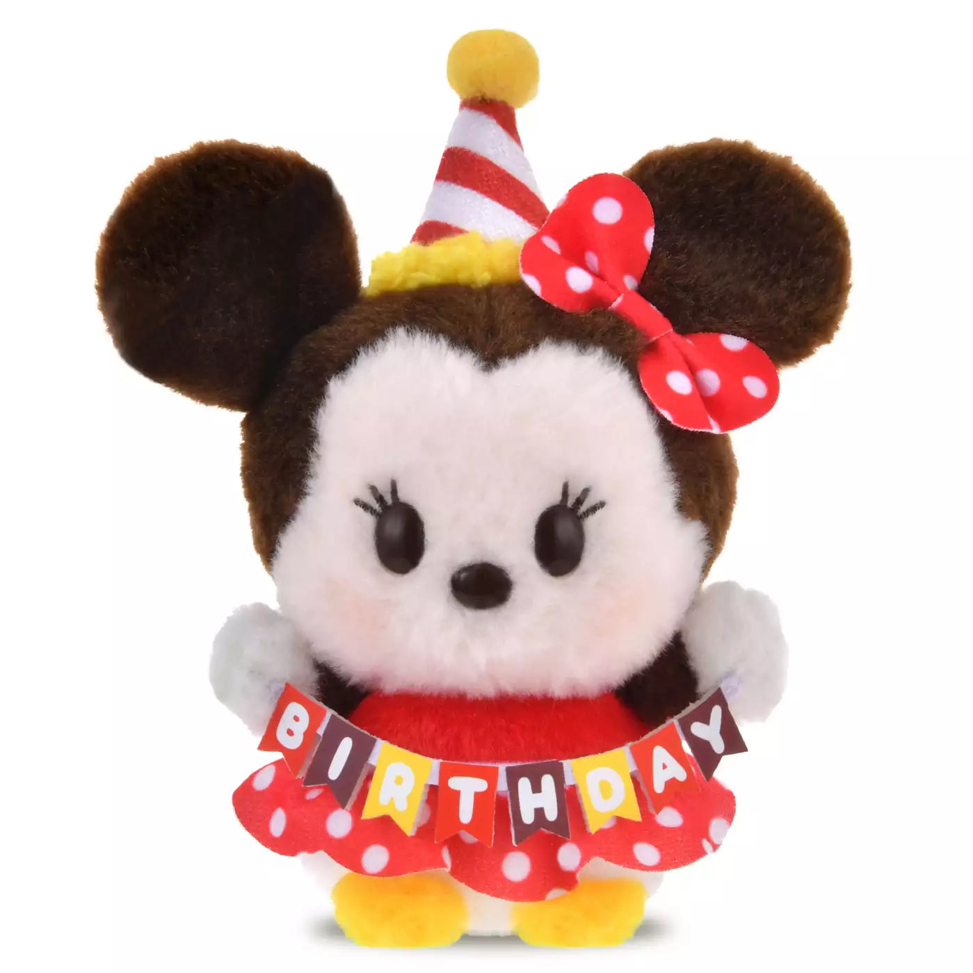 [MINNIE] "Mickey & Minnie Birthday Urupocha-chan" Plush