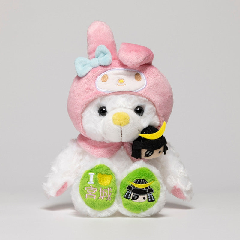 [MY MELODY] LIMITED "Gotouchi Bear x Sanrio Miyagi" Plush