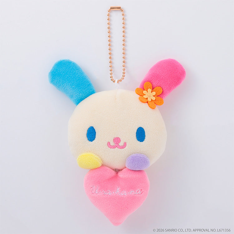[USAHANA] "Sanrio Plush Heart Meter" Plush Keychain