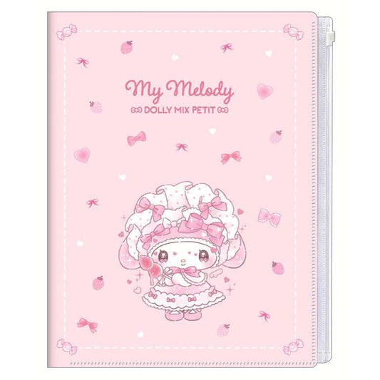 "My Melody & My Sweet Piano DOLLY MIX PETIT" 6 Pocket File