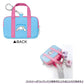 [CINNAMOROLL] "Sanrio School Bag Style" Mini Bag Keychain