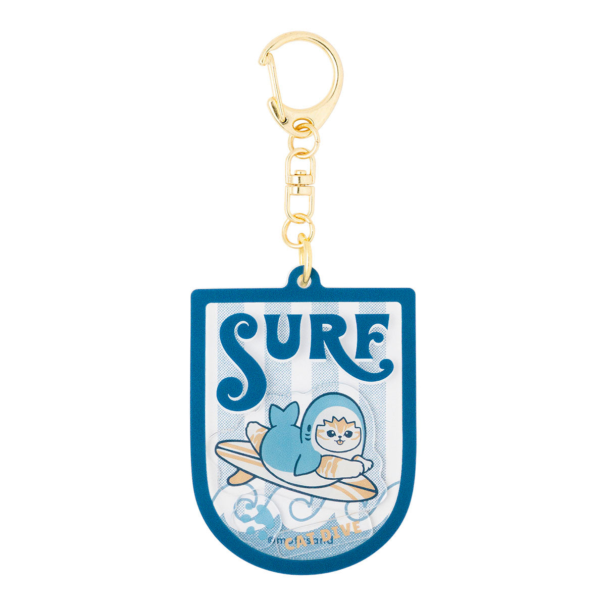 [SURF] "Mofusand BOARD SHARK!" Shaka Shaka Keychain