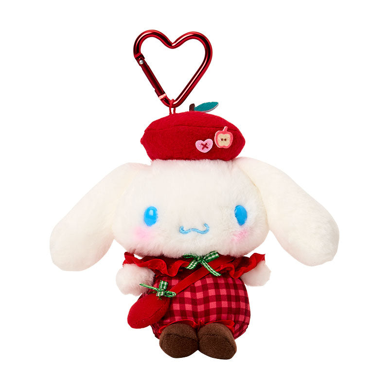 [CINNAMOROLL] "Sanrio Autumn Apple" Plush Keychain