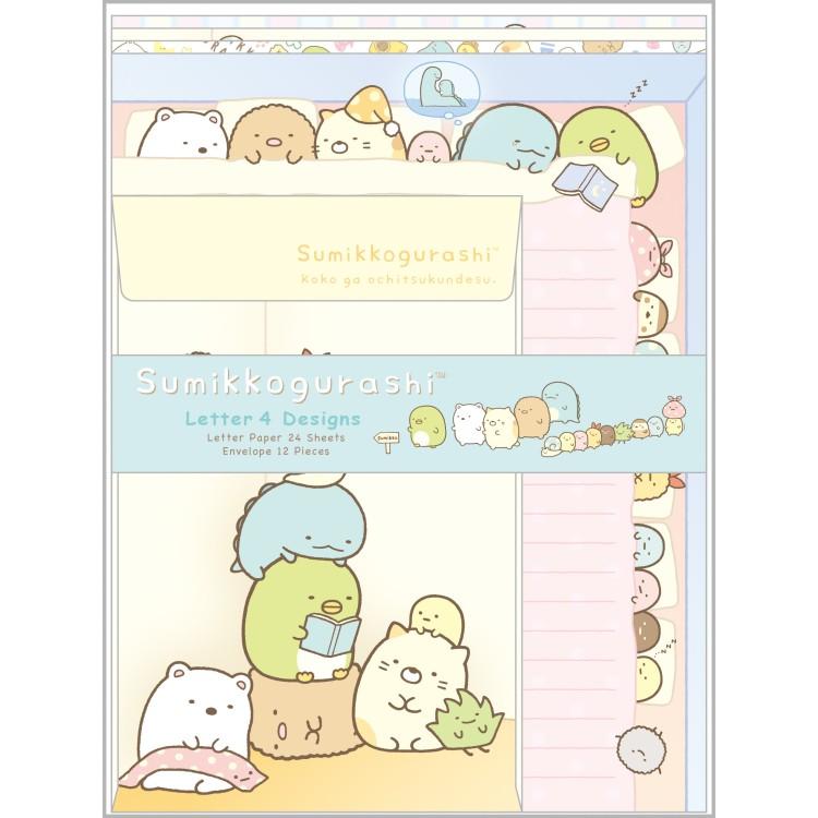 "Sumikko Gurashi Night Routine" Letter Set