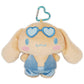 [CINNAMOROLL] "Sanrio Suntan" Pouch Plush Keychain