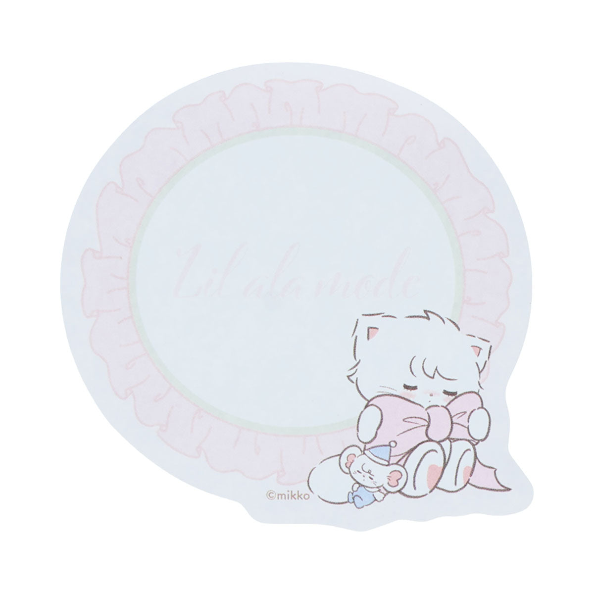 [MOUSSE] "Mikko Illustrations" Die-cut Sticky Notes