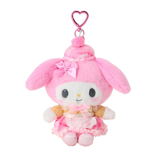 [MY MELODY] "Sanrio Dreamy Ice Parlor" Plush Keychain