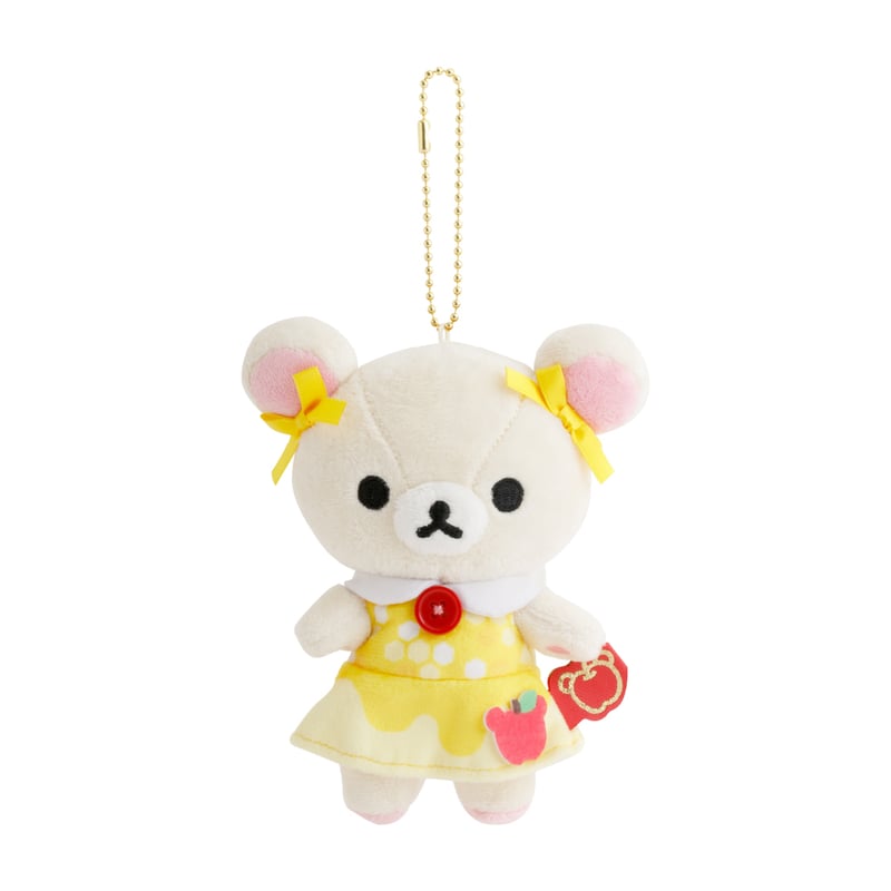 [KORILAKKUMA] "Chairoikoguma Honey Exploration Team" Plush Keychain