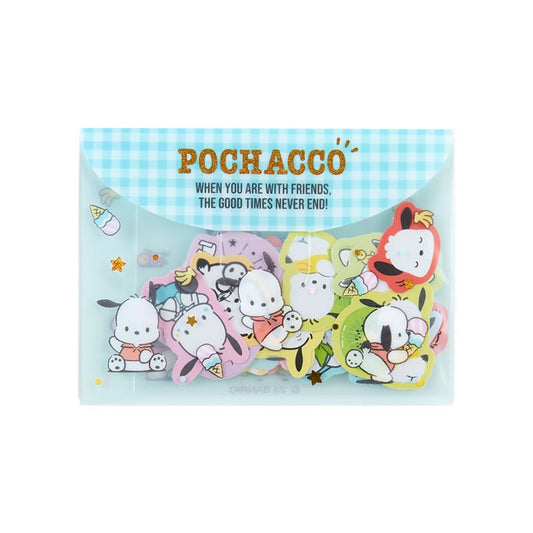 [POCHACCO] "Sanrio" Sticker & Case Set