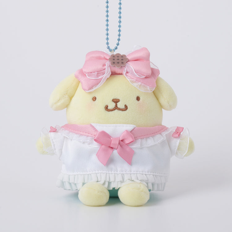 [POMPOMPURIN] "Pompompurin Hospitality Party" Plush Keychain