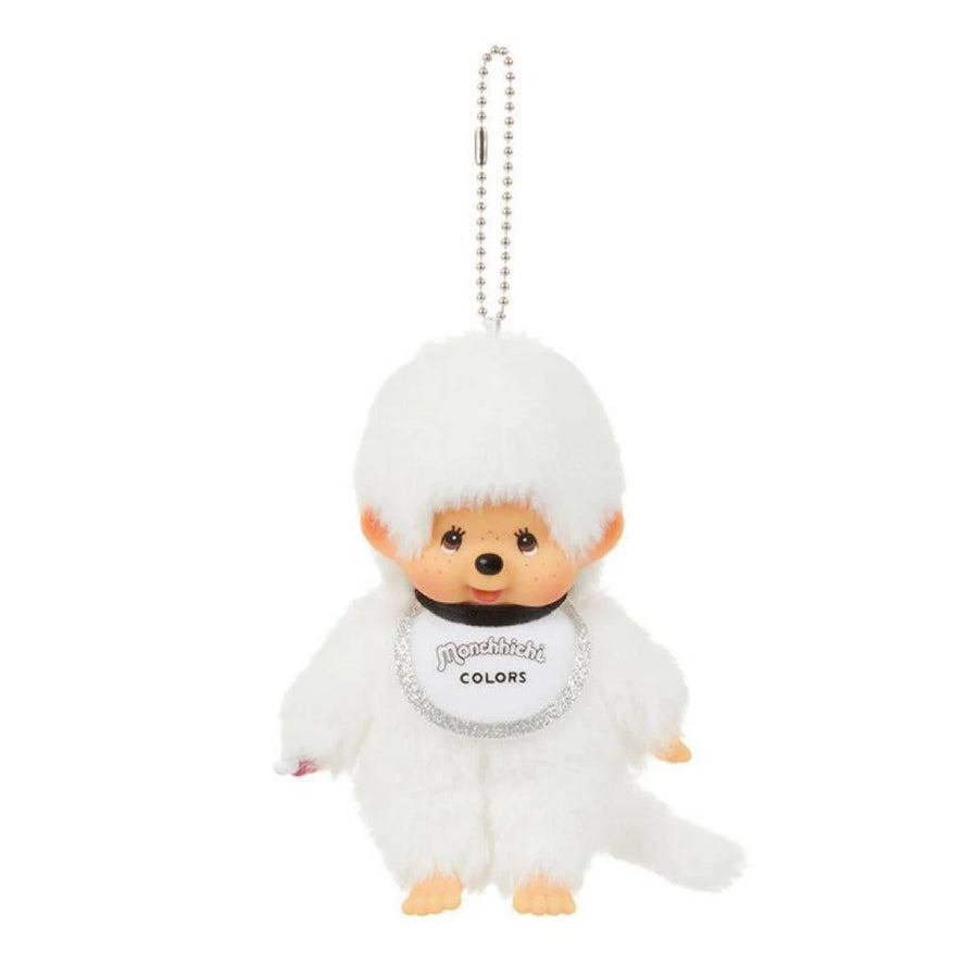 [WHITE] "Monchhichi COLORS" Plush Keychain