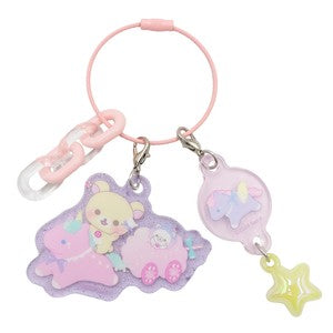 [UNICORN / PINK] "Rilakkuma" Wire Keychain