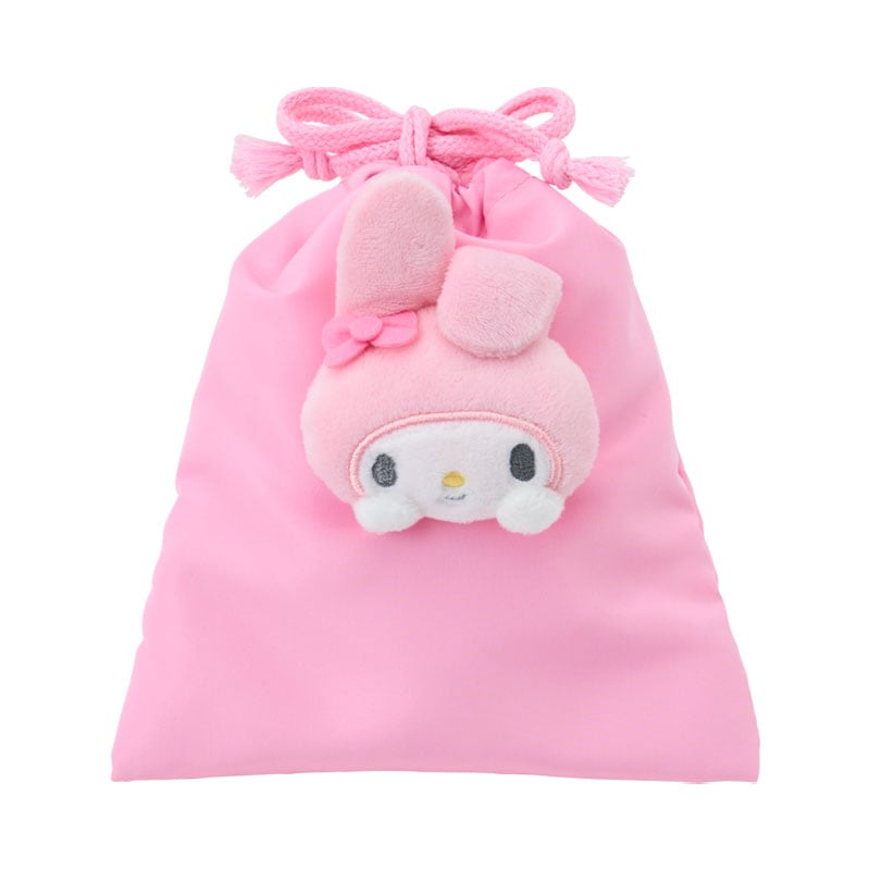 [MY MELODY] "Sanrio" Drawstring Bag with Mascot