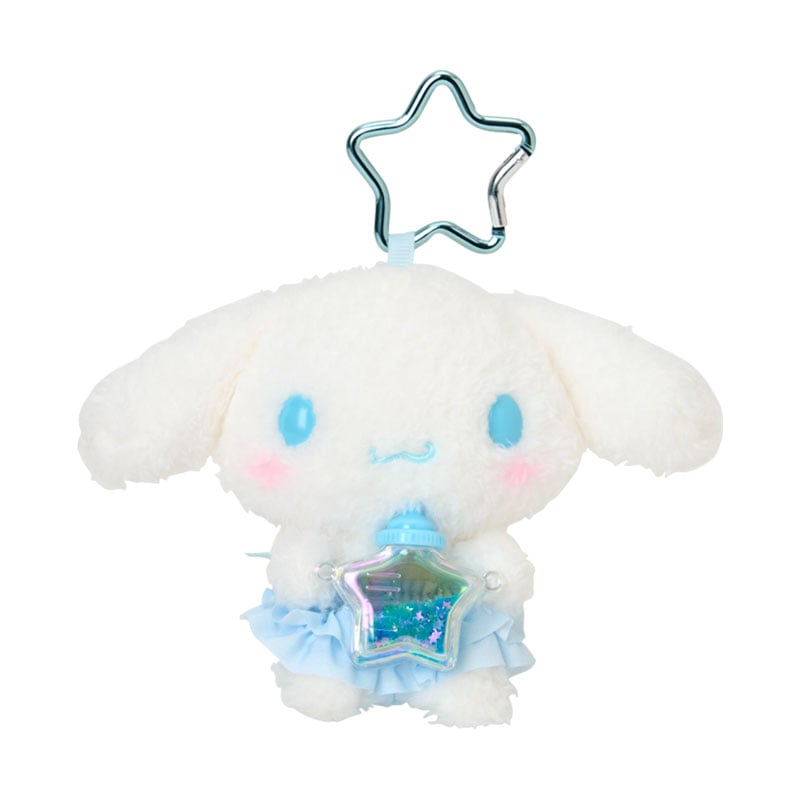 [CINNAMOROLL] "Sanrio Stardust Baby Bottle" Plush Keychain
