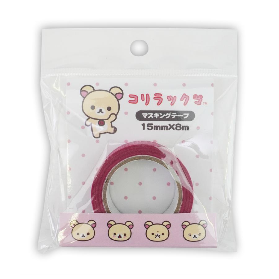 "Korilakkuma Zurazura" Masking Tape