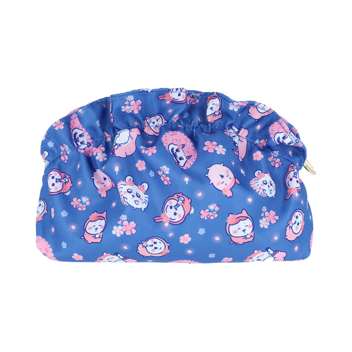 [BLUE] "Chiikawa Sakura Pink Frill" Shell Pouch