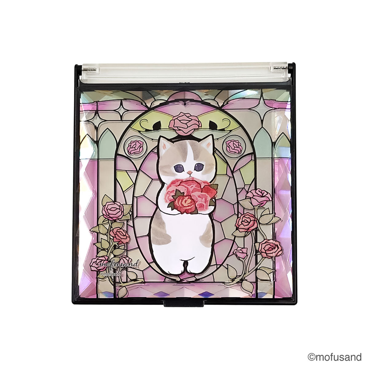 [PINK] "Mofusand Stained Glass" Jewelry Mirror