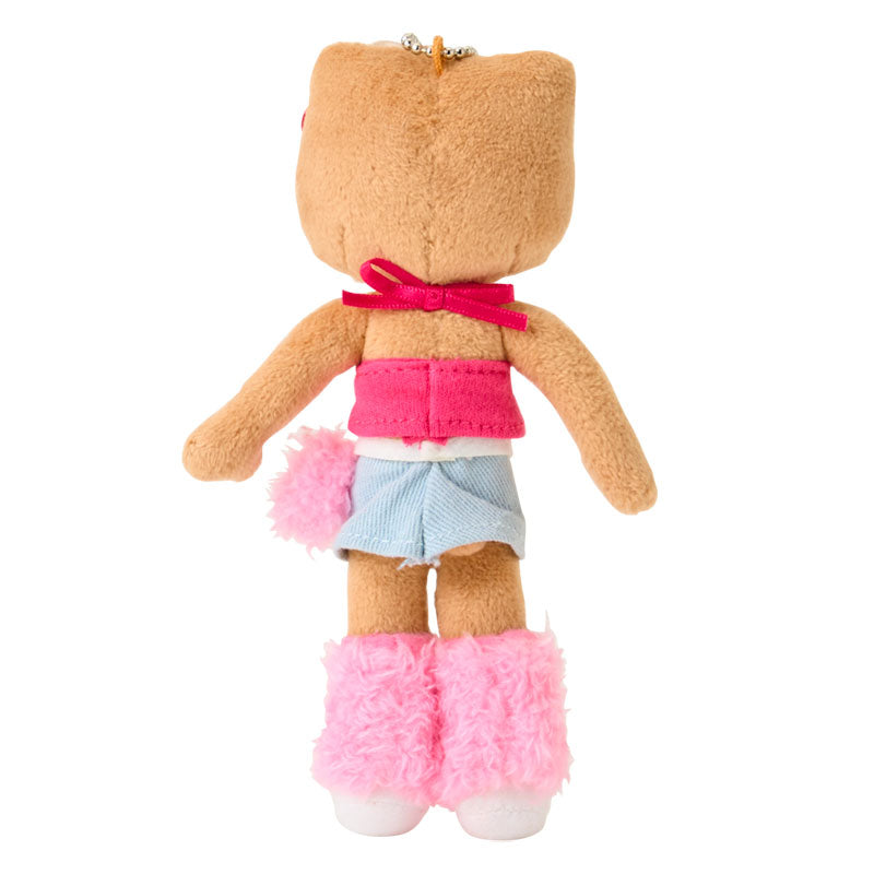 [TAN GYARU / HELLO KITTY] Sanrio Closet Collection" Plush Keychain