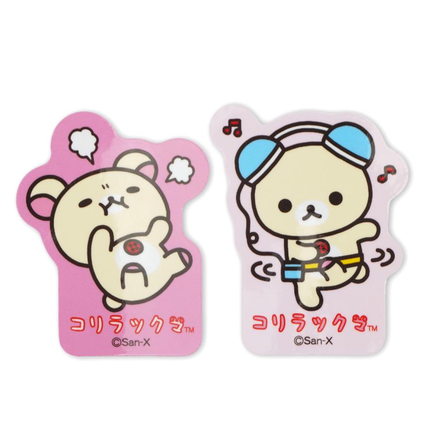 [HEADPHONES] "Korilakkuma Zurazura" Stickers Set