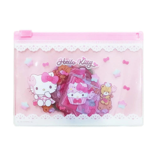 [HELLO KITTY] "Sanrio Fancy Snacks" Flat Pouch