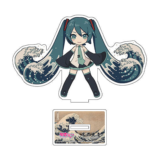 [CHIBI / THE GREAT WAVE OF KANAGAWA] "Hatsune Miku x Hokusai Katsushika iXima" Acrylic Stand