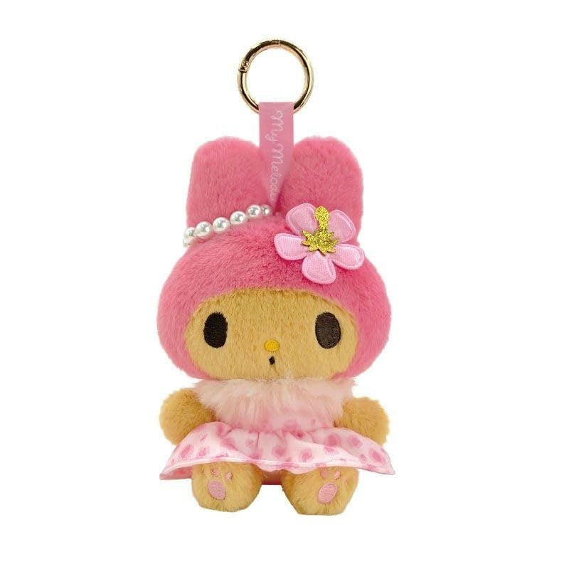 [MY MELODY] "Sanrio Suntan Leopard" Plush Keychain