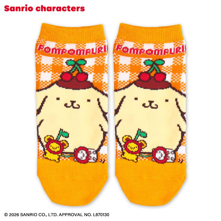 [POMPOMPURIN] "THANKYOUMART x Sanrio Retro" Ankle Socks