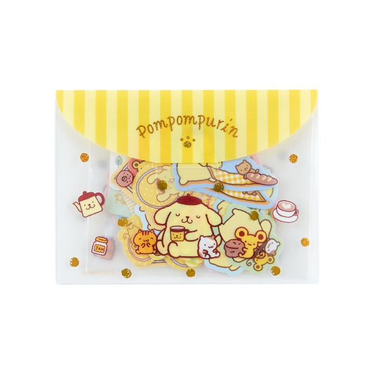 [POMPOMPURIN] "Sanrio" Sticker & Case Set