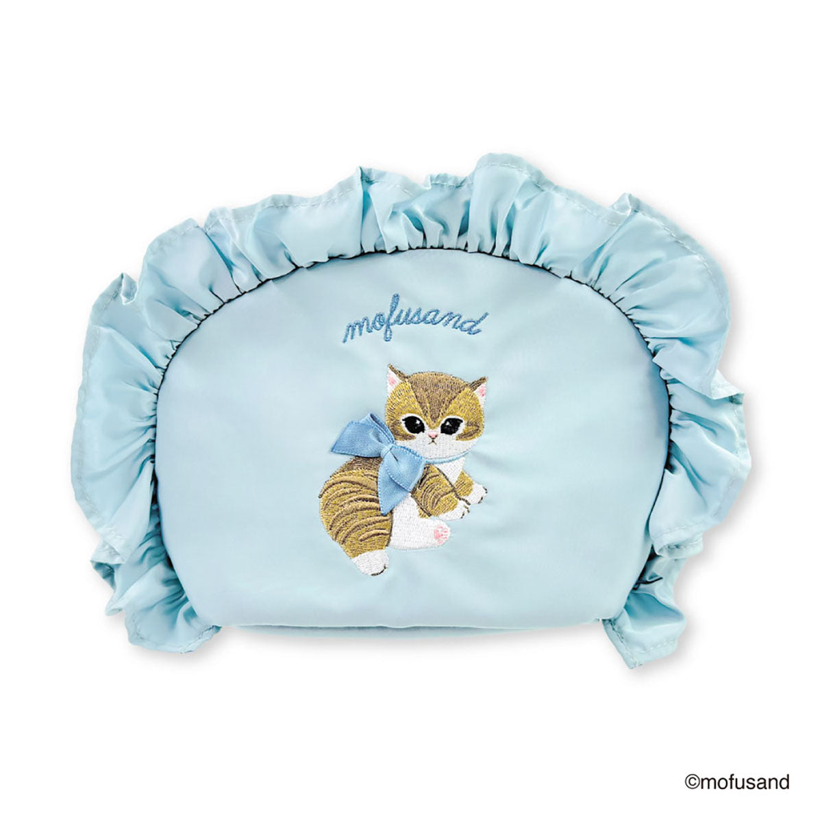 [BLUE] "Mofusand Frill" Round Pouch