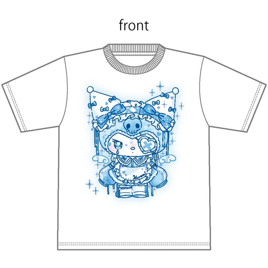 [KUROMI / WHITE] "My Melody & Kuromi x DOLLY MIX" Over Size T-shirt