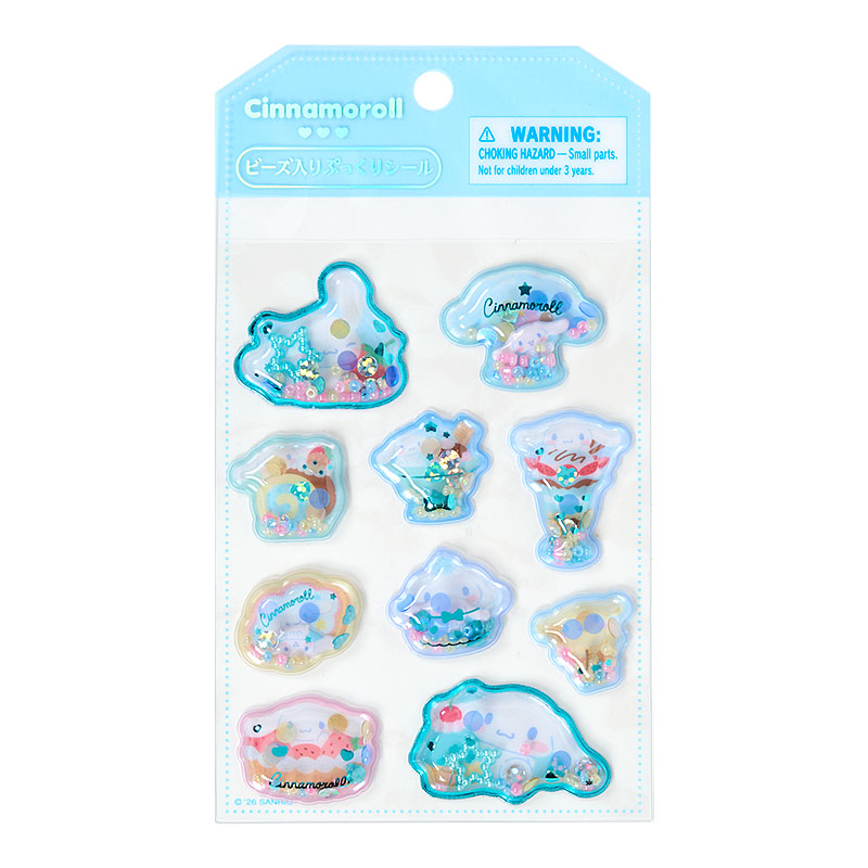 [CINNAMOROLL] "Sanrio Seal Friends" Beaded Shaka Sticker Sheet