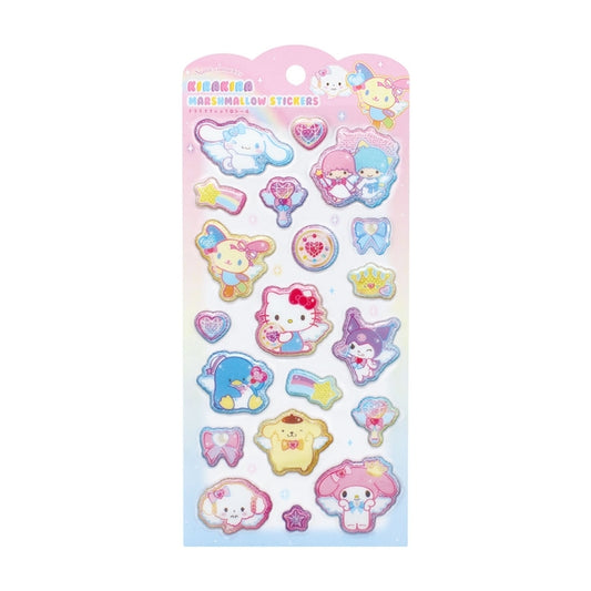 [MAGICAL] "Sanrio Kirakira" Marshmallow Sticker Sheet