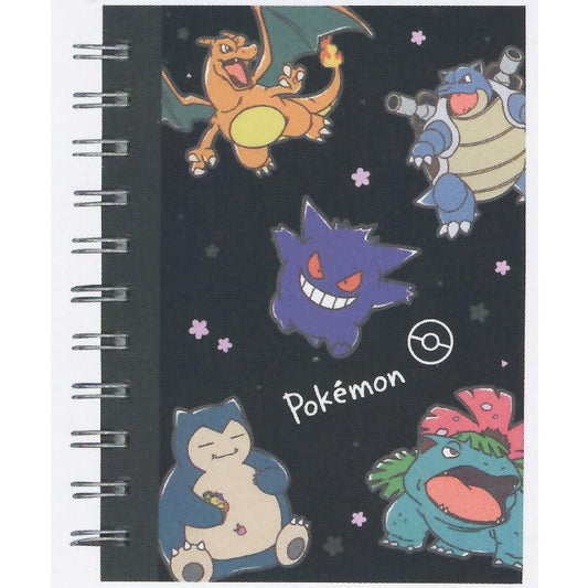 [BLACK] "Pokemon Sakura" A6 Notebook