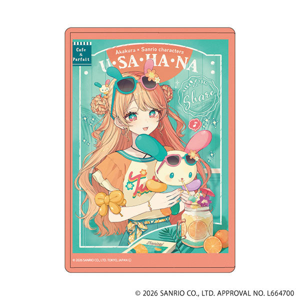 [USAHANA] "Akakura x Sanrio Parfait Cafe" Chara Clear Case