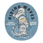 [RIDING WAVES] "Mofusand BOARD SHARK!" Big Sticker