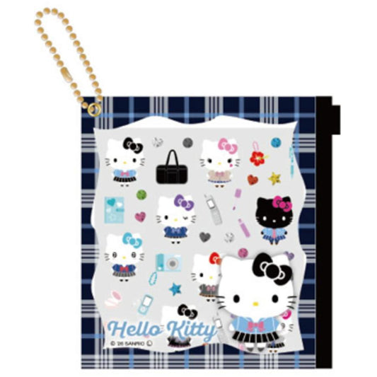 [GINGHAM] "Sanrio" Mini Sticker Sheet & Slider Case Keychain