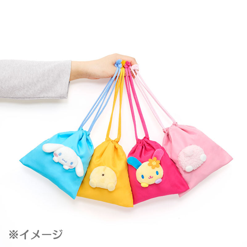 [USAHANA] "Sanrio" Drawstring Bag with Mascot