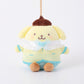 [POMPOMPURIN] "Sanrio Dressed Up Two Colors Coordinated Munyugurumi" Plush Keychain