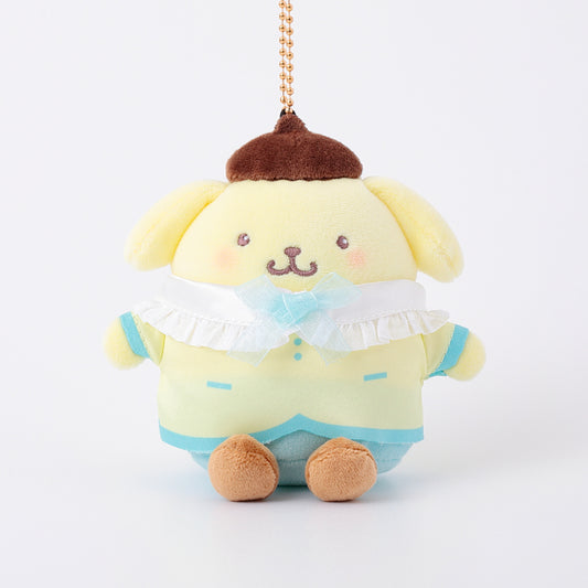 [POMPOMPURIN] "Sanrio Dressed Up Two Colors Coordinated Munyugurumi" Plush Keychain