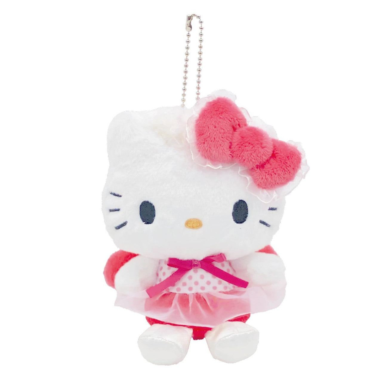 [HELLO KITTY] "Sanrio Angel Ballerina" Plush Keychain