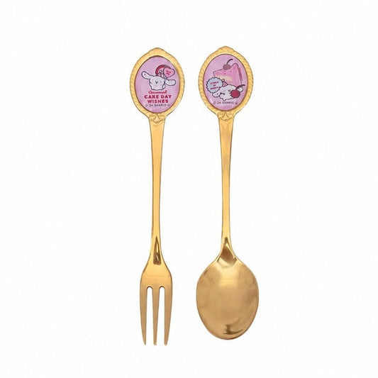 "Cinnamoroll x Etoile et Griotte CAKE DAY WISHES" Cutlery Set