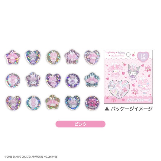 "Sanrio Bunnies Ballerina" Crystal Sticker Flakes