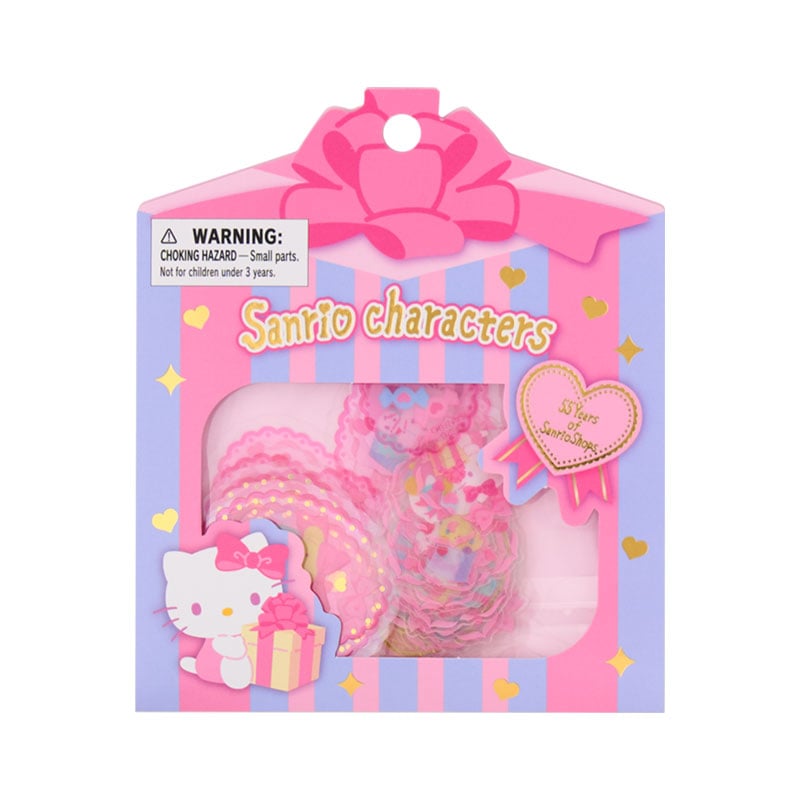 "Sanrio Wrapping Paper" Sticker Set