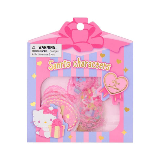"Sanrio Wrapping Paper" Sticker Set